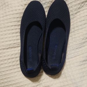 Rothy's Dark Blue Knit Flats